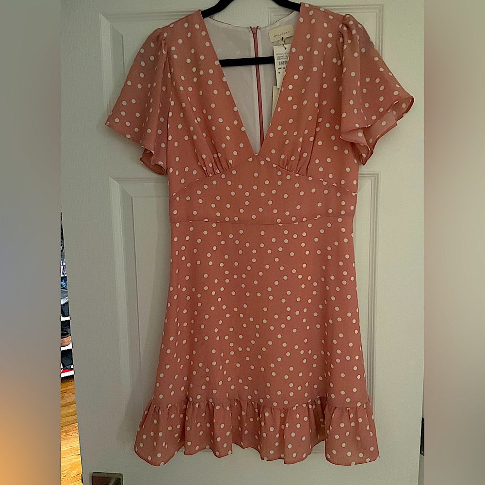 Melloday polka dot dress